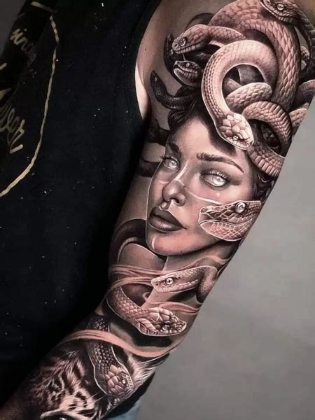 versace face tattoo|medusa tattoo ideas for females.